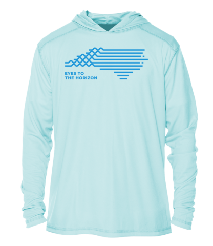 North Carolina - Eyes To The Horizon - UPF 50+ Hoodie - Image 5