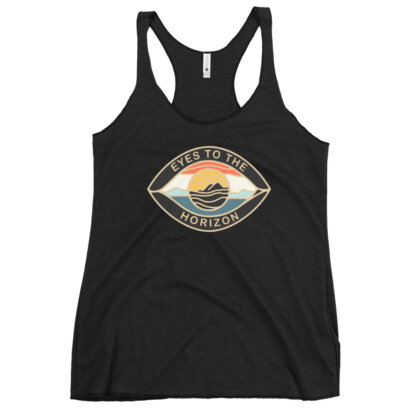 Eyes To The Horizon – Horizon Eye – Women's Racerback Tank - Image 2