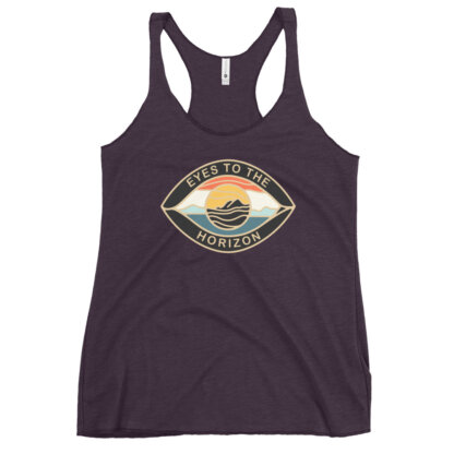 Eyes To The Horizon – Horizon Eye – Women's Racerback Tank - Image 6