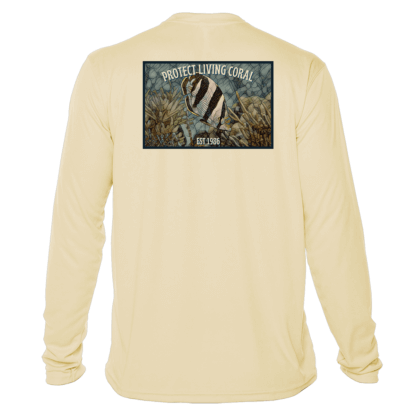 Reef Relief - Banded Butterfly Mosaic - UPF 50+ Long Sleeve - Image 5