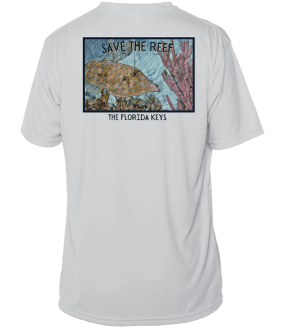 Reef Relief - Filefish Mosaic - UPF 50+ Short Sleeve - Image 3